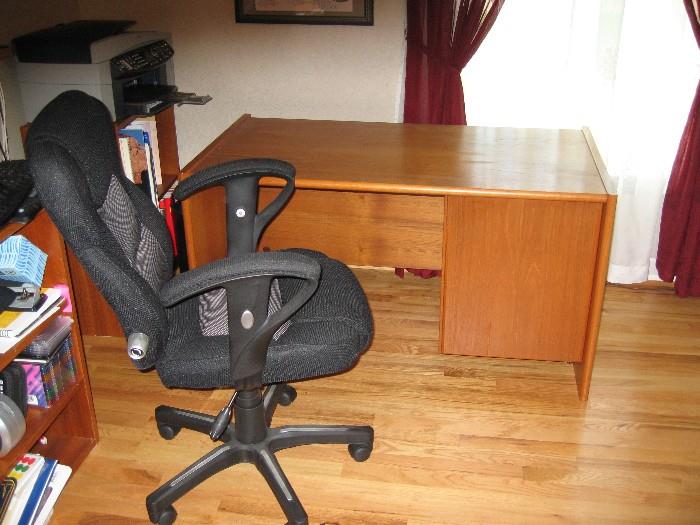 Teak Desk & Office Chair