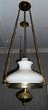 Vintage electric hanging lamp