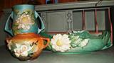 Vintage Roseville pottery pieces