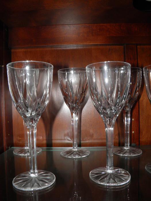Waterford Crystal set of 12 each Water Goblets & Wine Glasses