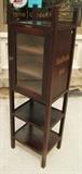 C/1910 Mission style Stafford Ink display cabinet 
