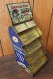C/1920's tin litho Counter-top Beech-Nut Chewing Gum display rack