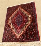 1980s Sm. Kurdish wool rug, 2'6"x3'L.