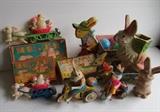 Nice Collection of Easter Related Toys with Some in Orig Boxes
