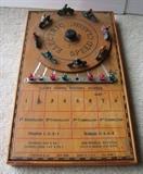 C/1920's Electric Speed Classic Motorcycle Race game made by J. Pressman & Co., NY 