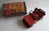 C/1950's Marx Willy's Jeep w/horn, lights and Original box 