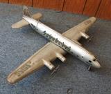 C/1950's lg. Marx Pan American World Airways metal toy airplane 