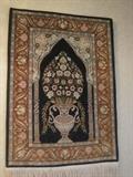 Heriz Turkish rug, wall hanging