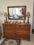 Stickley dresser and mirror