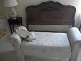 STORAGE BENCH, FULL SIZE HEADBOARD