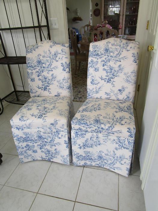 TOILE SIDE CHAIRS