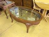 Leaded Glass Coffee Table