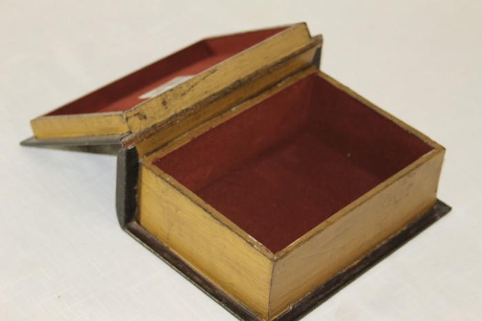 Miscellaneous – Faux book. Opens up to reveal a compartment. 