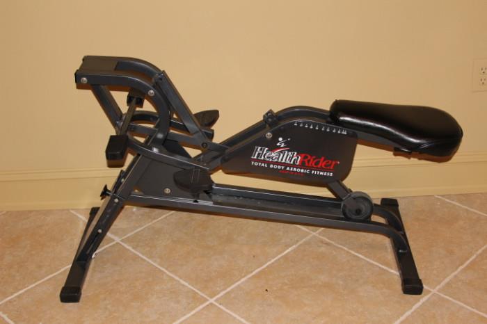 Toys & Hobbies – Health Rider Total body aerobic fitness machine. Piece is made in the USA, has an adjustable seat along with pedals. In good condition.