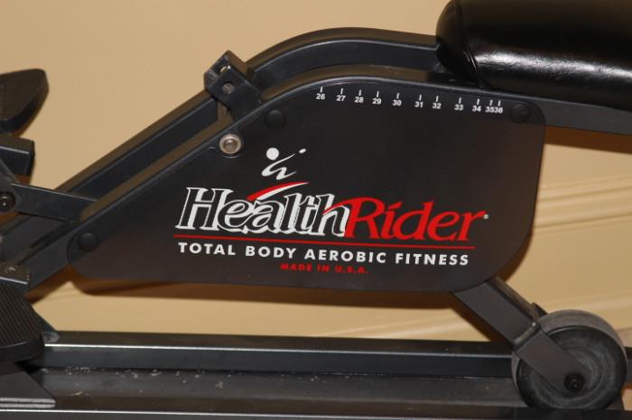 Toys & Hobbies – Health Rider Total body aerobic fitness machine. Piece is made in the USA, has an adjustable seat along with pedals. In good condition.