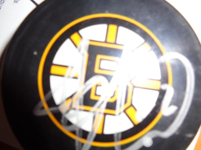 Boston Bruin's hockey Puck
