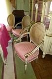 Karges French style chairs included with the dining room set
