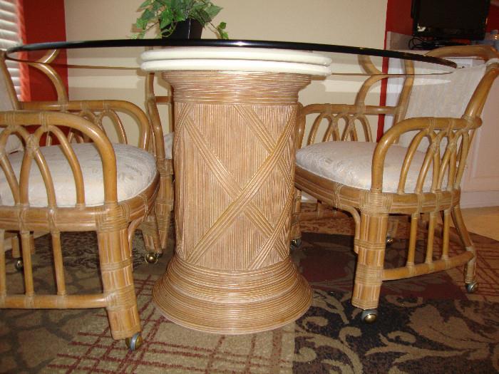 Pedestal table base