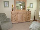 Large dresser and mirror