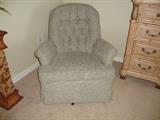 Grey rocker/swivel chair