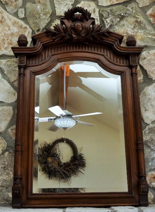 Outstanding antique mirror