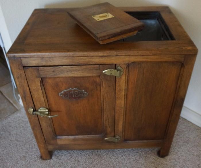 Antique French ice box
