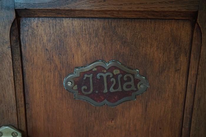 Antique French ice box