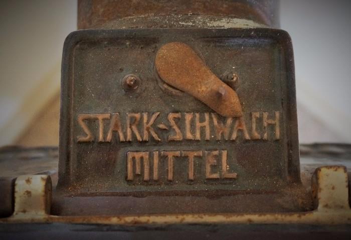 Antique German coal stove