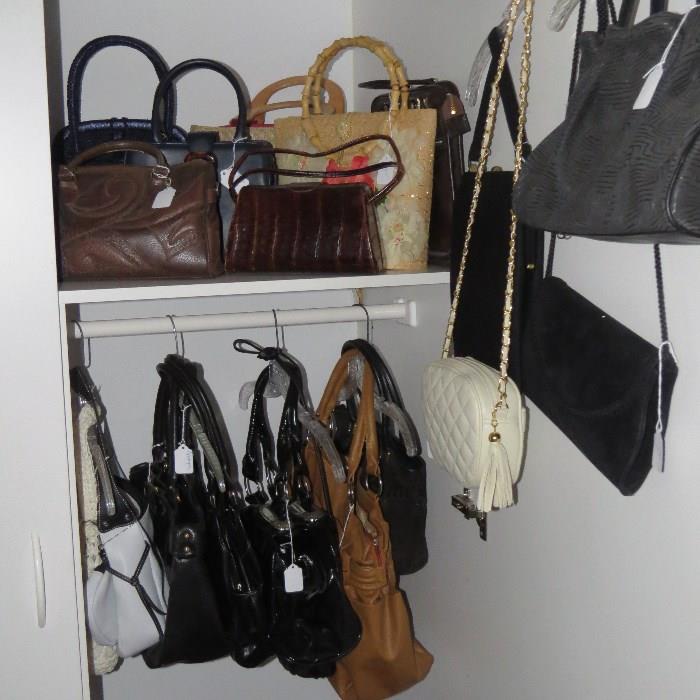 Vintage and current purses