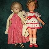 Madame Alexander Princess Elizabeth (needs some work) and Shirley Temple dolls
