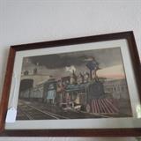 Currier and Ives Print