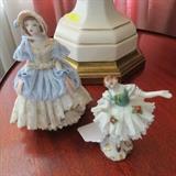 Porcelain Lace figurines