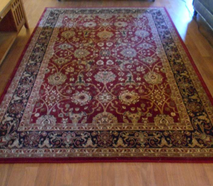 Persian Classics Produced by Sirma Carpet in Turkey.  2 matching rugs:  8 x 10 and 5 x 7