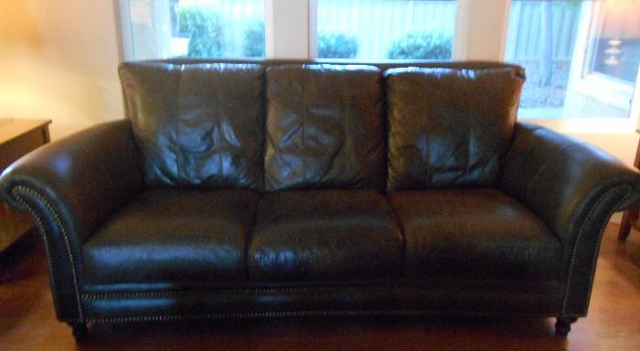 Leather sofa made in Italy
