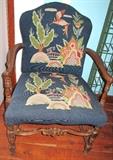 Great needlework arm chair.