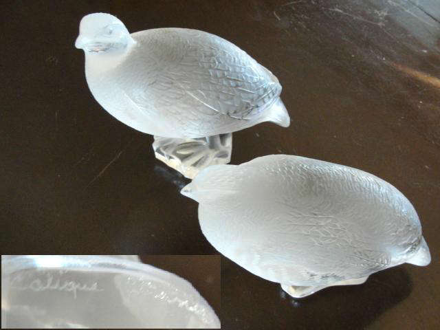 Lalique Partridge Birds
