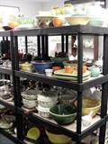 Lots of Bauer, Fiesta, Hull, Hall China & misc.