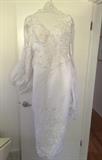 Wedding Dress (White) - Oleg Cassini for David's Bridal (Guessing Size 8 or 10, Unmarked) - Stunning!!
 