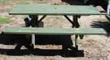 Outdoor wooden Picnic Table