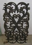 Wrought iron decorative pieces