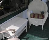 Wicker outdoor items