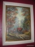 Oil painting of the Hunt