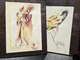 BOB MACKIE, ORIGINAL FASHION SKETCHES
