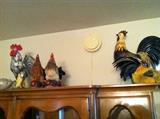 A collection of roosters