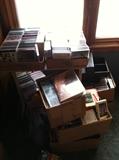 CD's, 8 track tapes, Lp's, VHS, Dvds....you name it