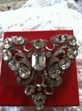 Vintage rhinestone brooch