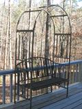 patio bench/arbor thing