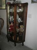 nice oak china cabinet