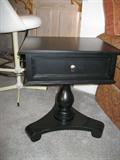 nice, black side table. Great condition