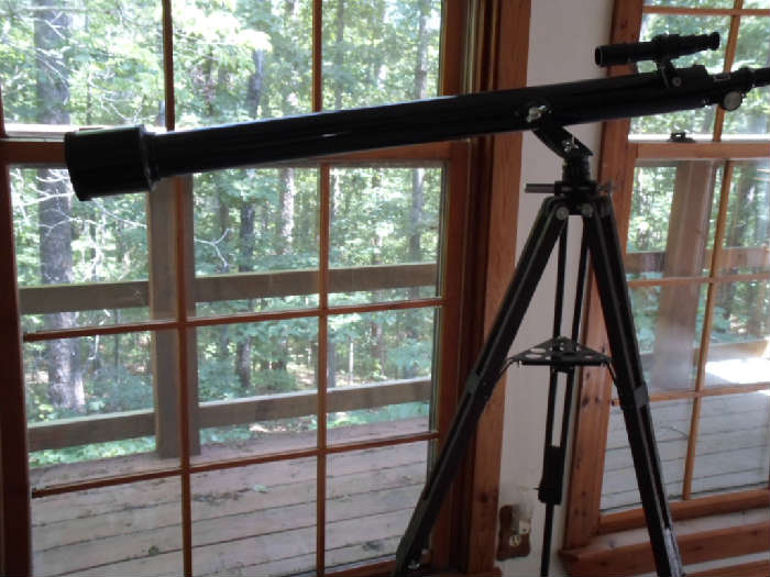 telescope to check out your neighbors (ha)